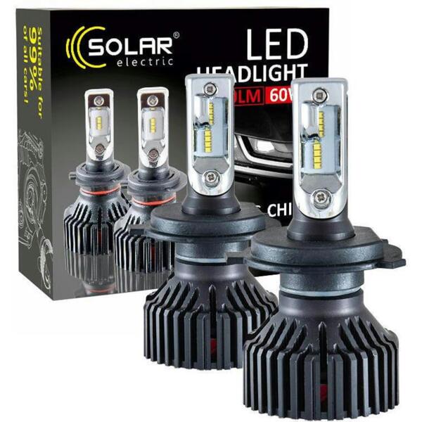 

Лампа Solar LED H4 12/24V 6000K 8000Lm 60W ZES (8304)