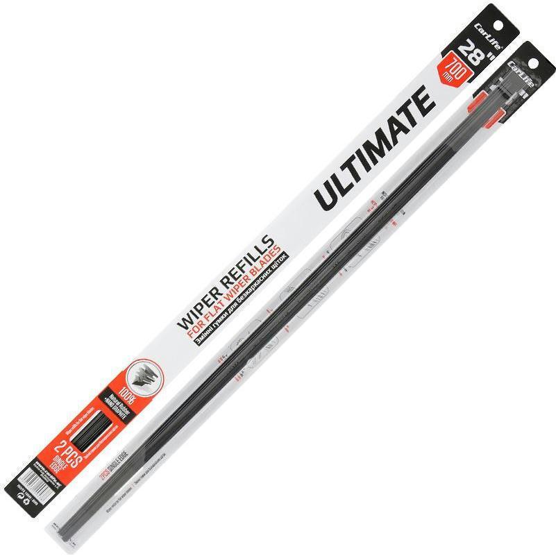Гумки щіток склоочисника Carlife змінні Ultimate 28" 700мм 2шт (9438/U700)фото1