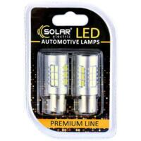 Лампа Solar LED 12-24V S25 BA15s 27SMD Белый 2шт (SL1395)