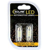 Лампа Solar LED 12V SV8.5 T11x39 6SMD Белый 2шт (SL1351)