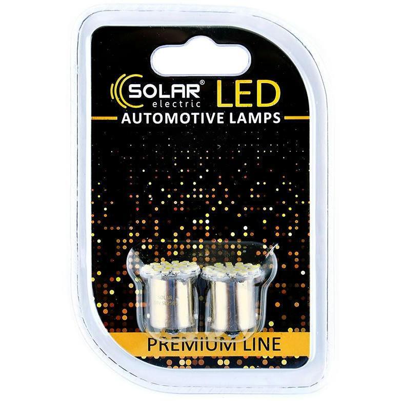 Лампа Solar LED 24V G18.5 BA15s 22SMD Білий 2шт (SL2581)фото