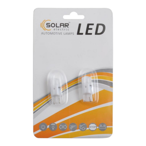 

Лампа Solar LED 12V T10 W2.1x9.5d SMD 15W Белый 2шт (LS298_B2)