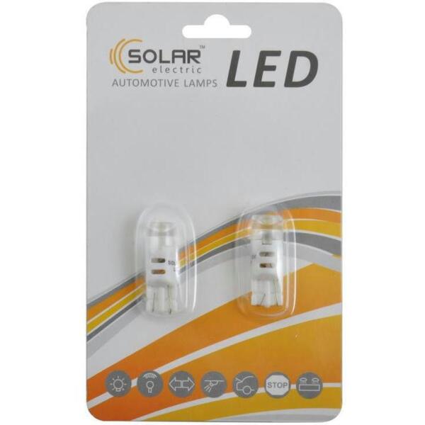 

Лампа Solar LED 12V T10 W2.1x9.5d SMD 3W Белый 2шт (LS297_B2)