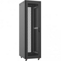 Шкаф MIRSAN 19", 36U, GTN, перфорированная дверь, 600x1000 мм, максимально 1000 кг, черный