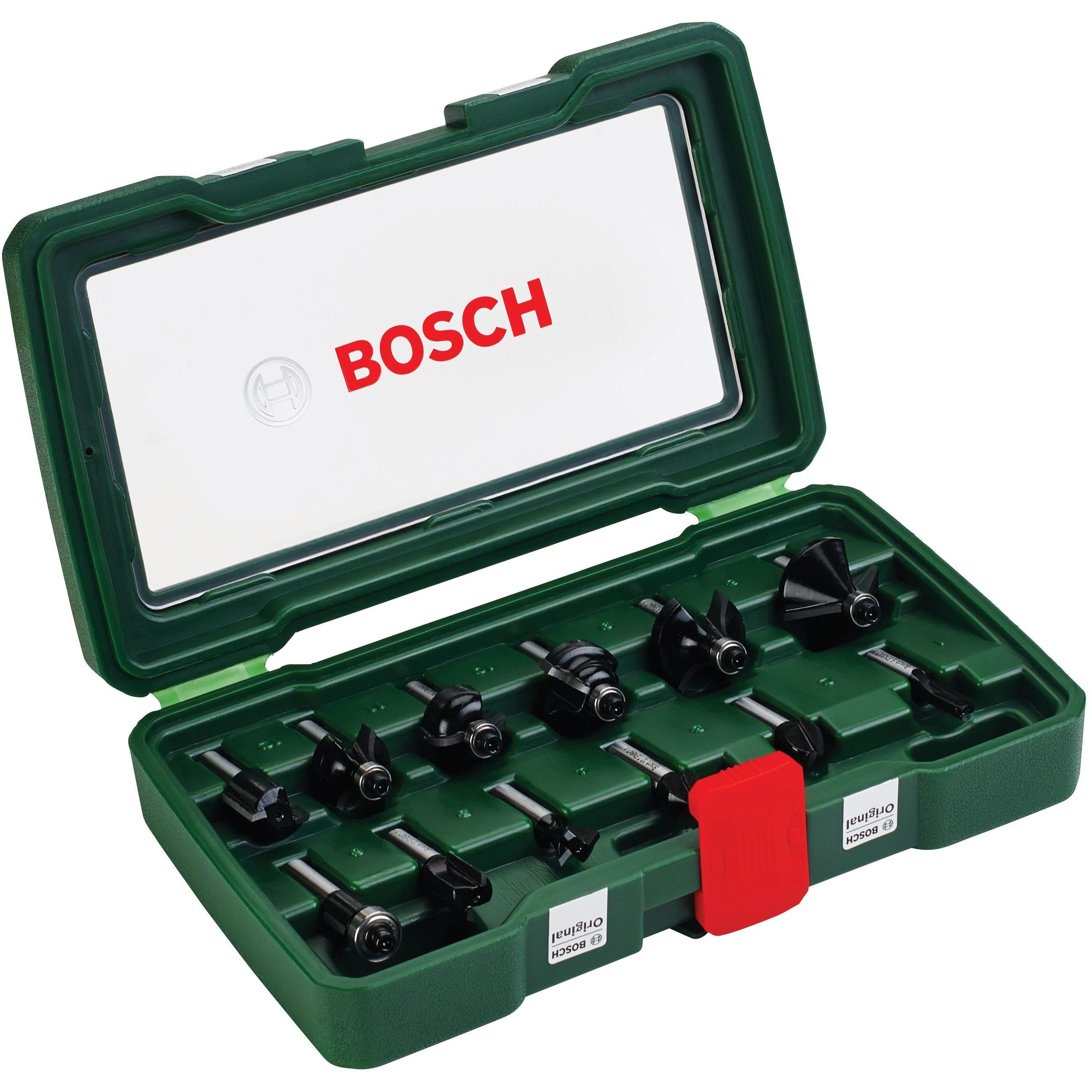 Набір фрез для дерева Bosch Expert for Wood 12шт (2.607.019.466)фото1