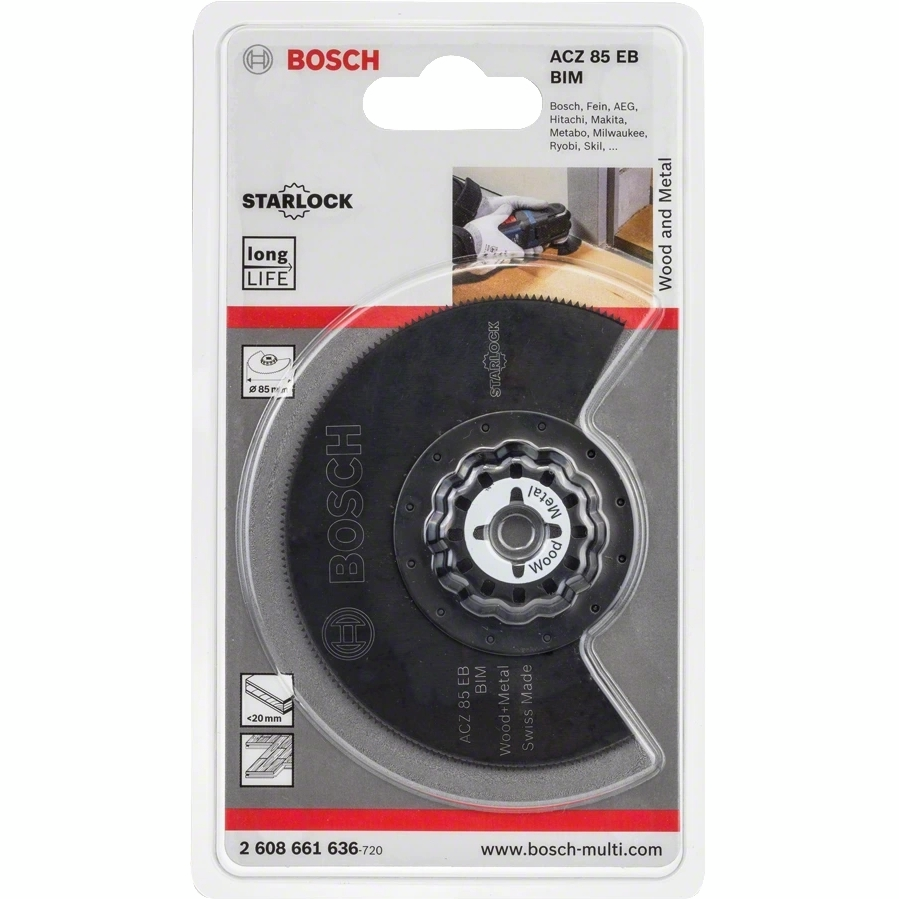 Диск пилковий сегментований Bosch BIM ACZ 85 EB (2.608.661.636)фото