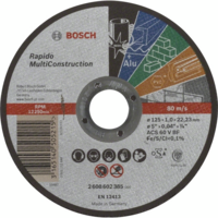 Диск отрезной Bosch Rapido Multi Construction 125x1мм (2.608.602.385)