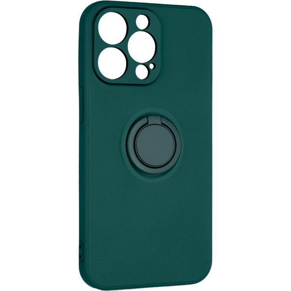 Акція на Чехол ArmorStandart Icon Ring для Apple iPhone 13 Pro Dark Green (ARM68669) від MOYO