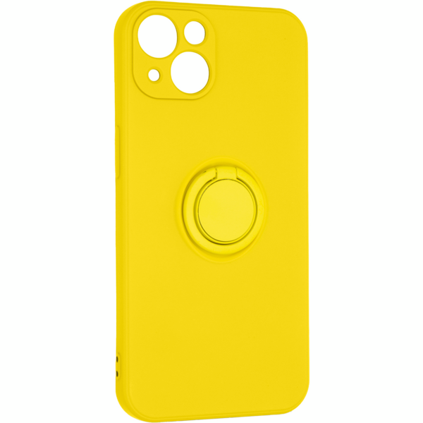 Акція на Чехол ArmorStandart Icon Ring для Apple iPhone 13 Yellow (ARM68656) від MOYO