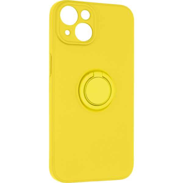 Акція на Чехол ArmorStandart Icon Ring для Apple iPhone 14 Yellow (ARM68689) від MOYO