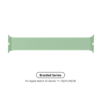 Ремінець ArmorStandart Braided Solo Loop для Apple Watch 42 (Series 11-10)/41/40/38 Mint Size 2 (120 mm) (ARM64900)