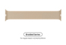 Ремінець ArmorStandart Braided Solo Loop для Apple Watch 49/46/45/44/42 (Series 1-3) Beige Size 8 (160 mm) (ARM64905)