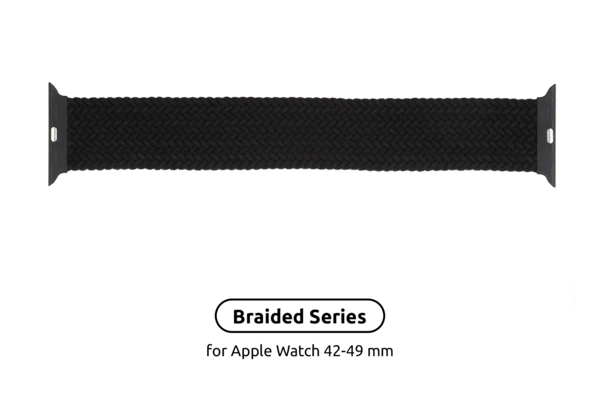 

Ремешок ArmorStandart Braided Solo Loop для Apple Watch 49/46/45/44/42 (Series 1-3) Charcoal Size 10 (172 mm) (ARM58074)