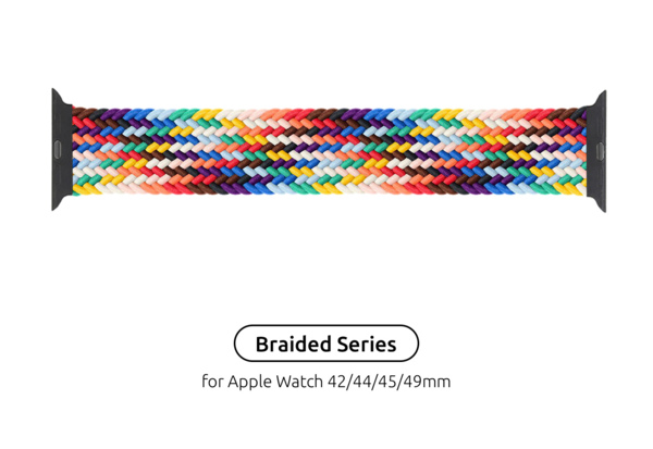 

Ремешок ArmorStandart Braided Solo Loop для Apple Watch 49/46/45/44/42 (Series 1-3) Pride Editi Size 6 (148 mm) (ARM6493