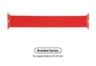 Ремінець ArmorStandart Braided Solo Loop для Apple Watch 49/46/45/44/42 (Series 1-3) Red Size 10 (172 mm) (ARM58083)