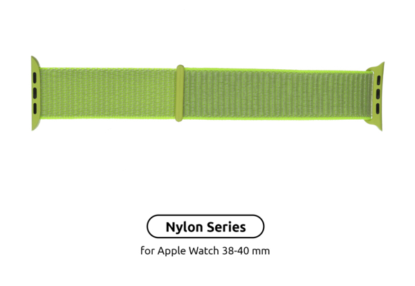 

Ремешок ArmorStandart Nylon Band для Apple Watch 42 (Series 11-10)/41/40/38 Light Green (ARM57849)