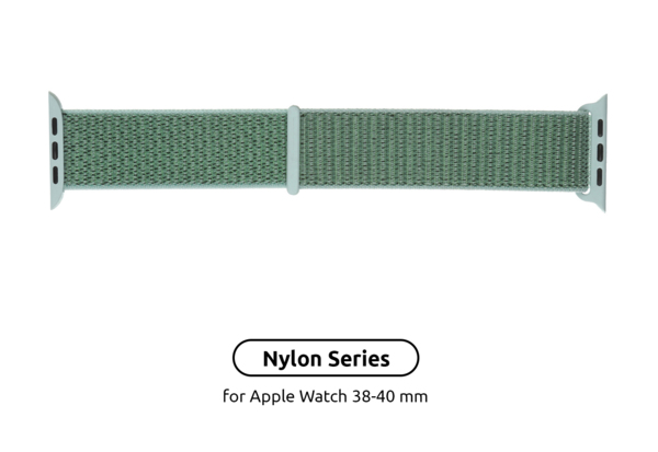 

Ремешок ArmorStandart Nylon Band для Apple Watch 42 (Series 11-10)/41/40/38 Mint (ARM57850)