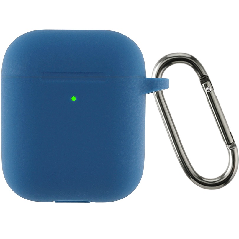 Чохол ArmorStandart Ultrathin Silicone Case With Hook для Apple AirPods 2 Lake Blue (ARM59683)фото
