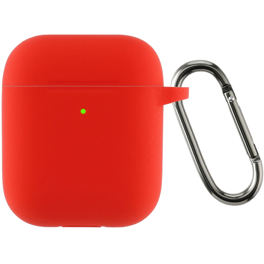 Чохол ArmorStandart Ultrathin Silicone Case With Hook для Apple AirPods 2 Red (ARM59691)фото