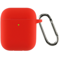 Чохол ArmorStandart Ultrathin Silicone Case With Hook для Apple AirPods 2 Red (ARM59691)