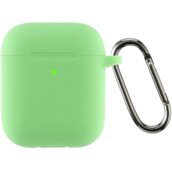 Акція на Чехол ArmorStandart Ultrathin Silicone Case With Hook для Apple AirPods 2 Spearmint (ARM59693) від MOYO