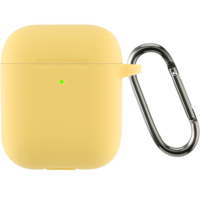 Чохол ArmorStandart Ultrathin Silicone Case With Hook для Apple AirPods 2 Yellow (ARM59696)