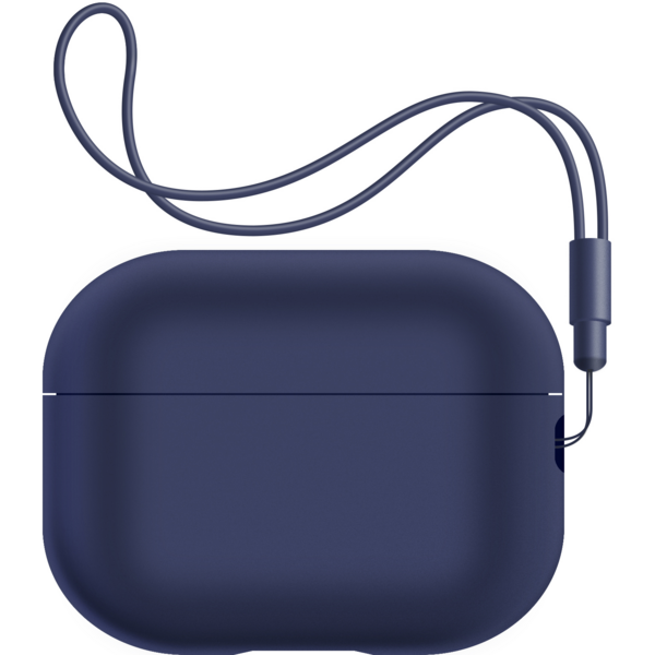

Чехол ArmorStandart Silicone Case with straps для Apple Airpods Pro 2 Dark Blue (ARM68609)
