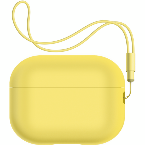 

Чехол ArmorStandart Silicone Case with straps для Apple Airpods Pro 2 Yellow (ARM68619)