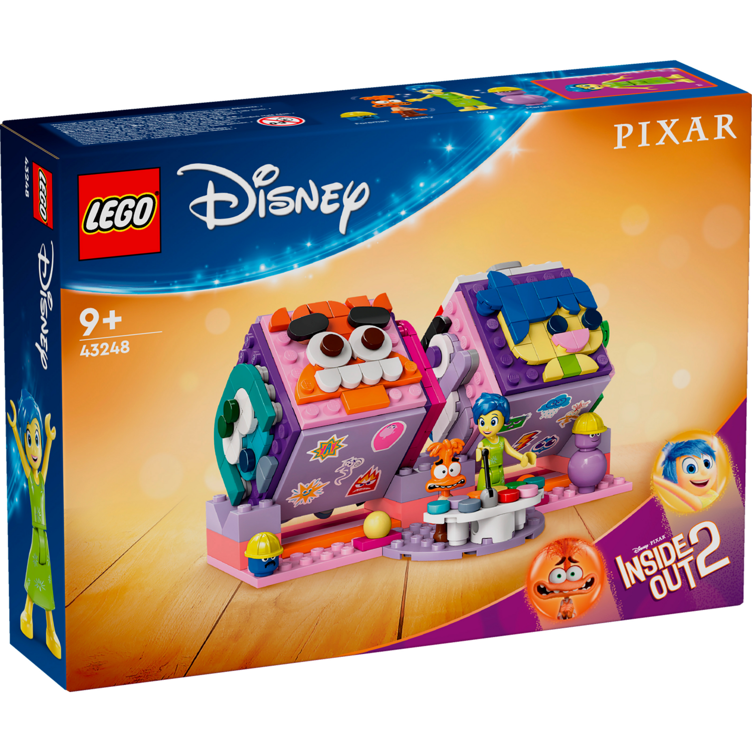 43248 Конструктор LEGO Disney Кубики эмоций с Мыслями навыворот 2 от Pixar фото 