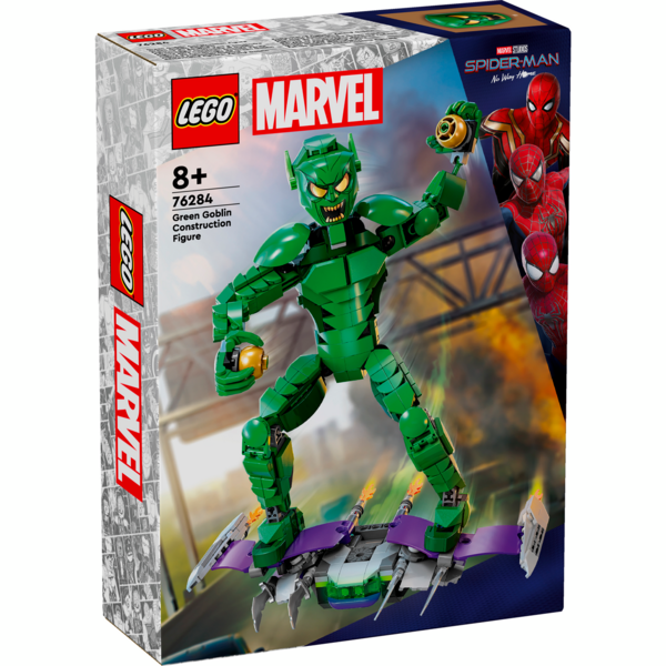 Акція на 76284 Конструктор LEGO Marvel Фигурка Зеленого гоблина від MOYO