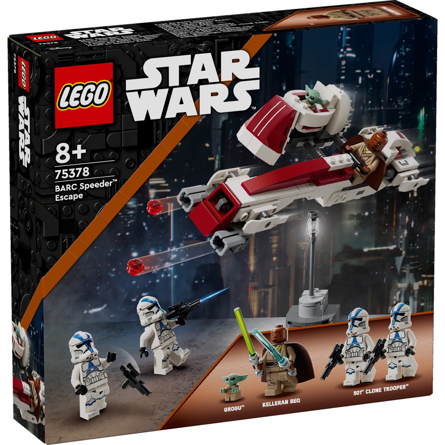 75378 Конструктор LEGO Star Wars Побег на BARC спидере фото 