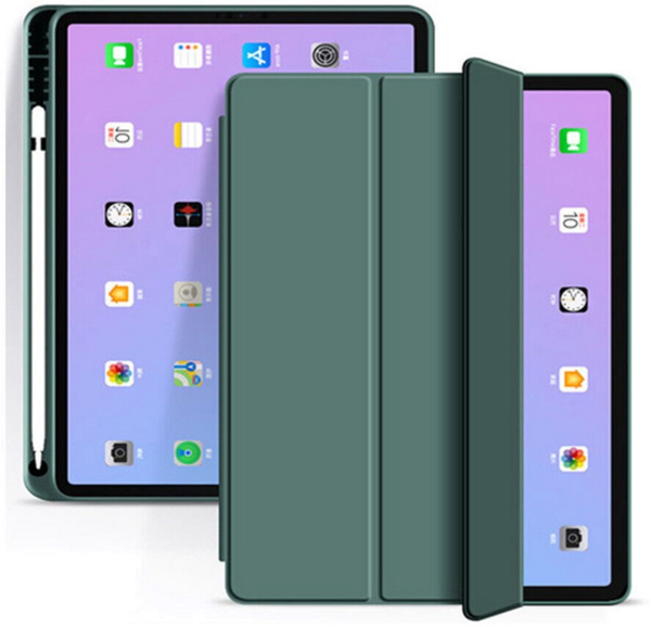 

Чехол-книжка BeCover Tri Fold Soft TPU для Apple iPad 10.9" 2022 Dark Green (708460)