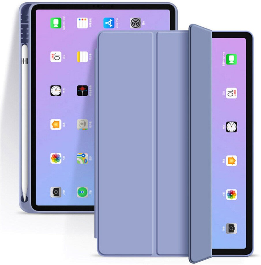 Чехол-книжка BeCover Tri Fold Soft TPU для Apple iPad 10.9&quot; 2022 Purple (708463) фото 