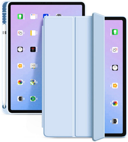 

Чехол-книжка BeCover Tri Fold Soft TPU для Apple iPad 10.9" 2022 Light Blue (708464)