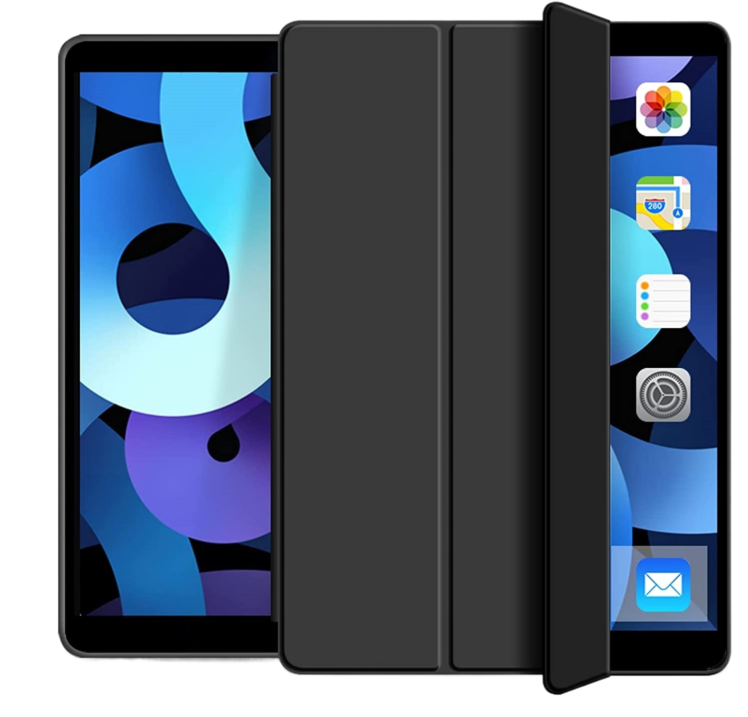 Чехол-книжка BeCover Tri Fold Soft TPU Silicone для Apple iPad 10.9" 2022 Black (708518) фото 1