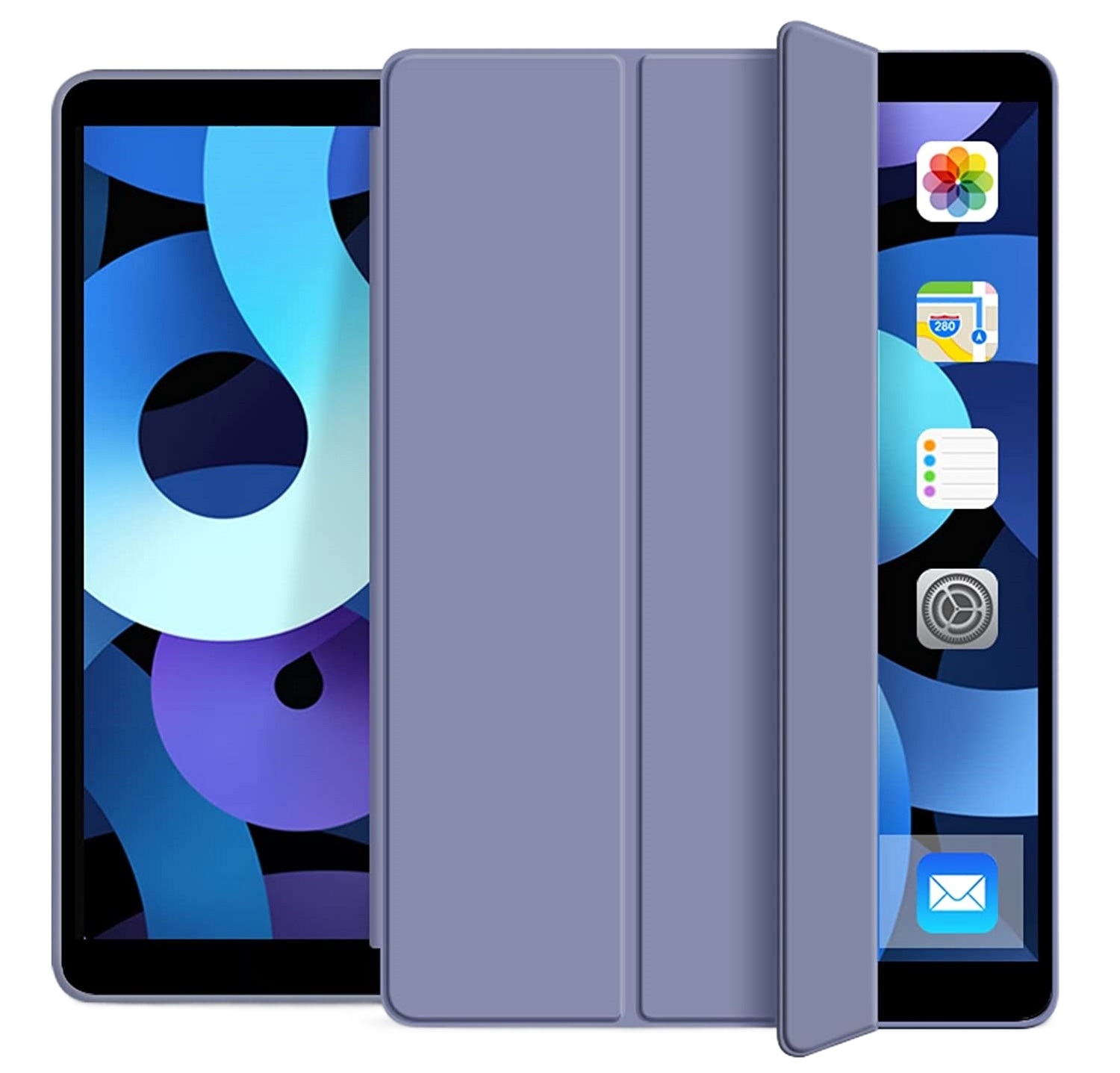 Чехол-книжка BeCover Tri Fold Soft TPU Silicone для Apple iPad 10.9&quot; 2022 Purple (708524) фото 