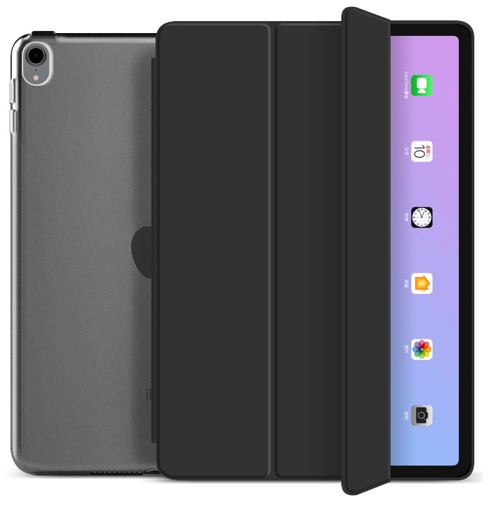 Чехол-книжка BeCover Tri Fold Hard для Apple iPad mini 6 2021 Black (706853) фото 