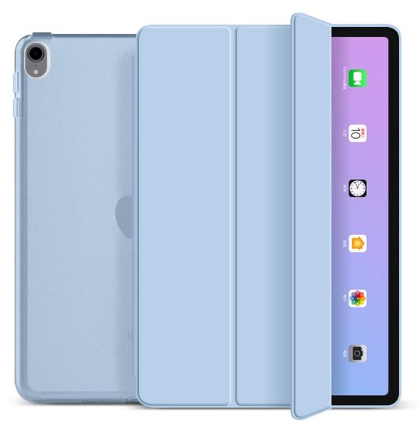 

Чехол-книжка BeCover Tri Fold Hard для Apple iPad mini 6 2021 Light Blue (706856)