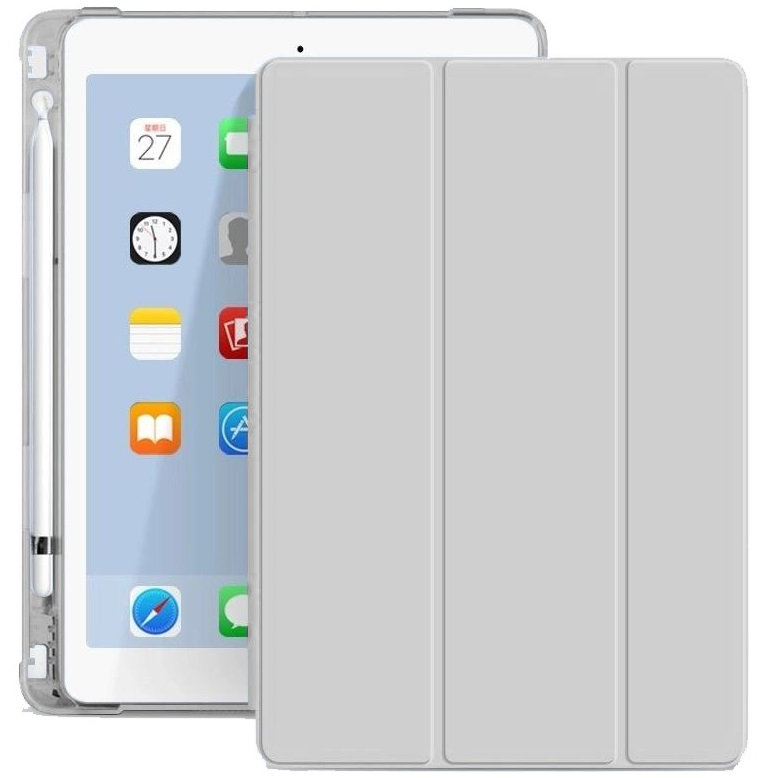 Чохол-книжка BeCover Soft Edge TPU Apple iPad 10.9" 2022 Gray (708491)фото1