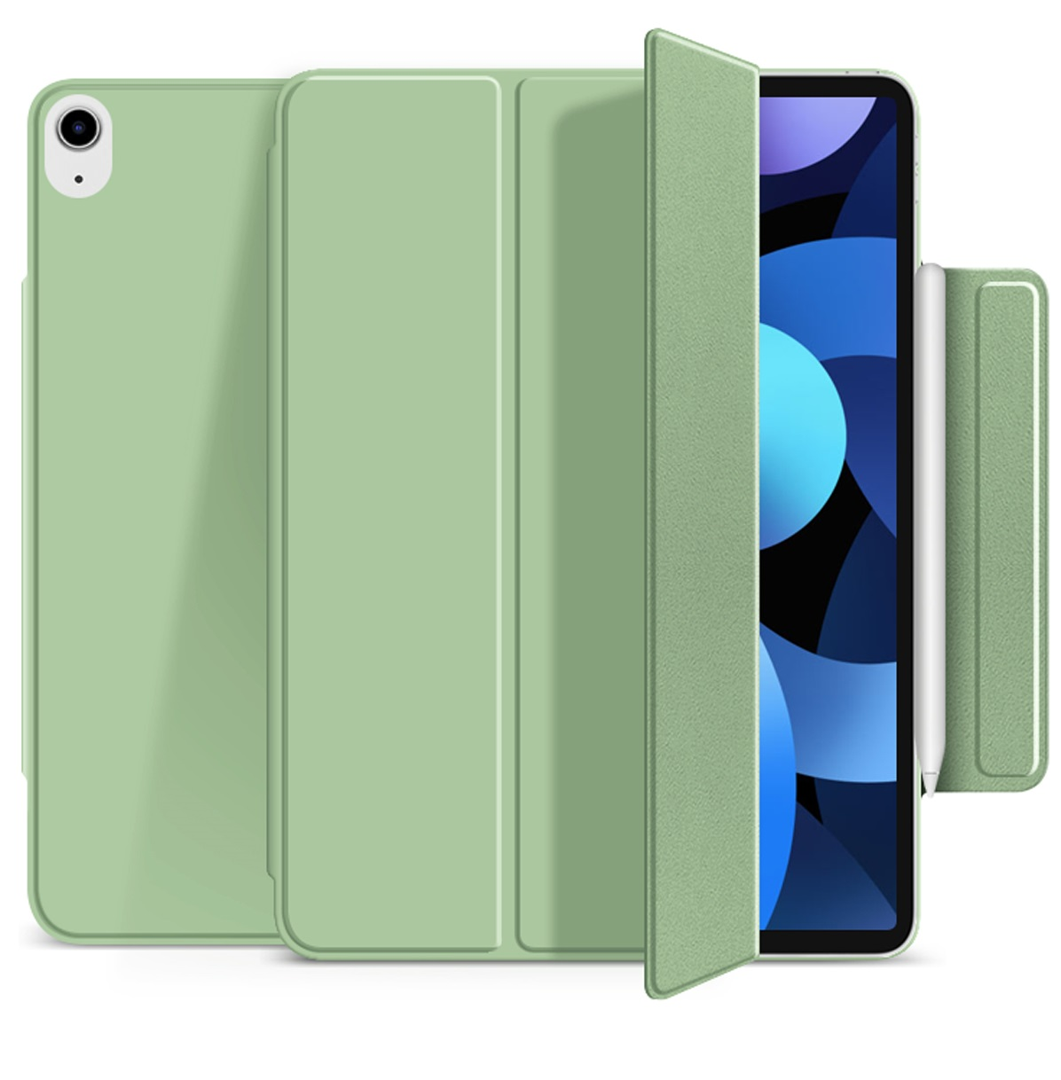 Чехол-книжка BeCover Magnetic Buckle для Apple iPad Air 10.9 2020/2021 Green (705541) фото 