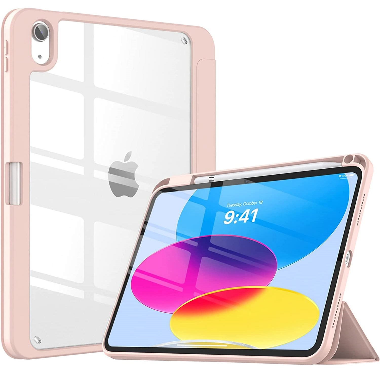Чехол-книжка BeCover Removable Case для Apple iPad 10.9&quot; 2022 Pink (708766) фото 