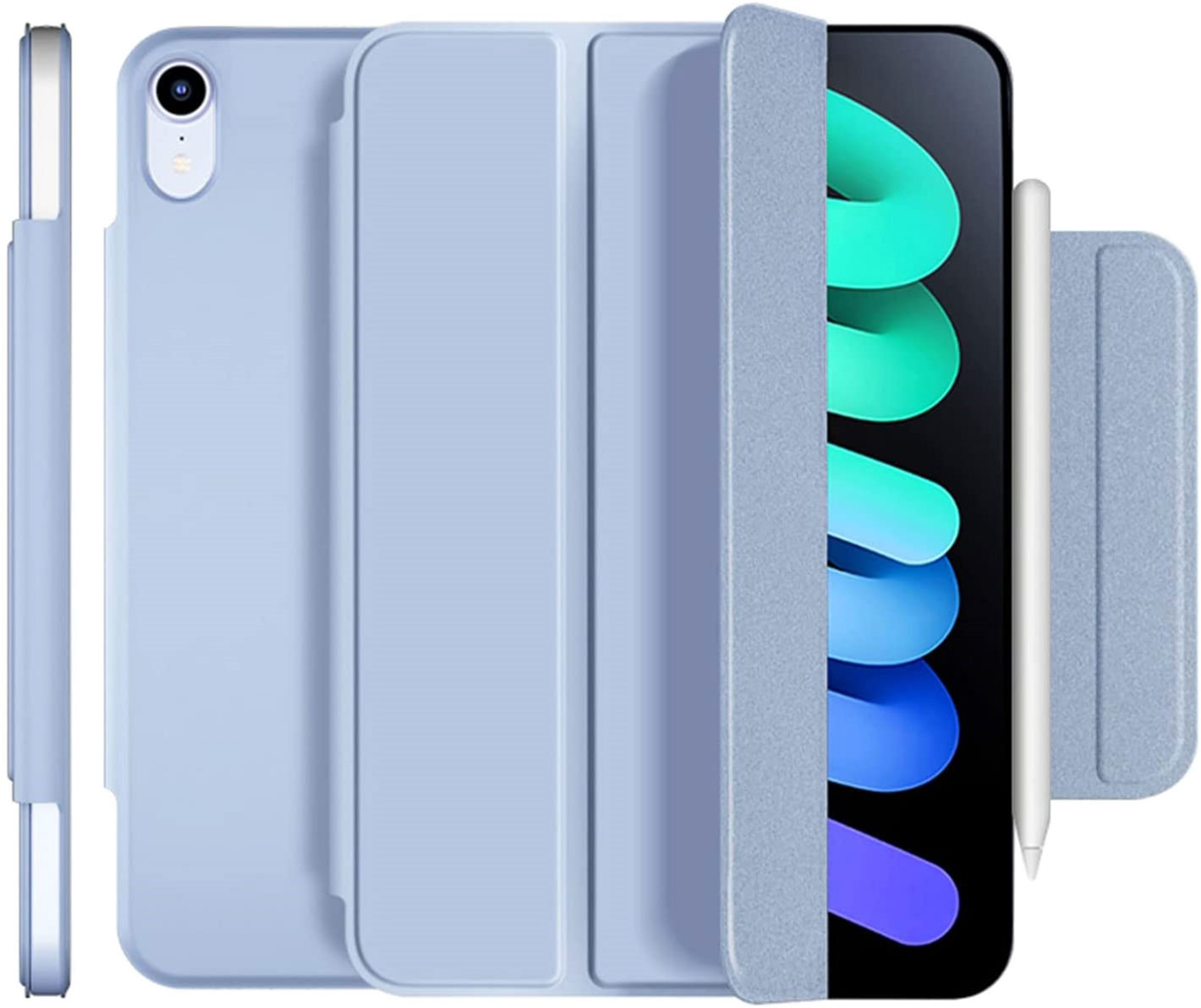 Чехол-книжка BeCover Magnetic Buckle для Apple iPad mini 6 2021 Light Blue (706828) фото 