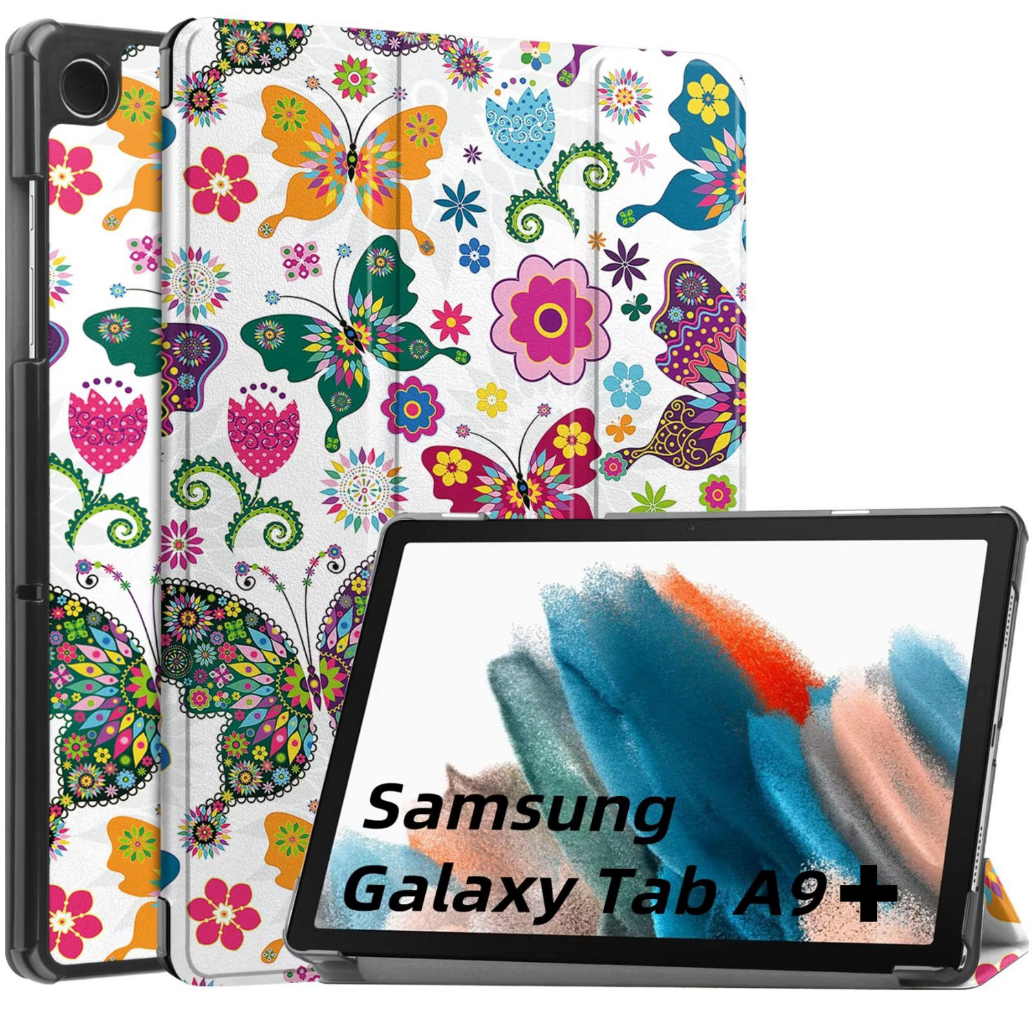 Чехол-книжка BeCover Smart Case для Samsung Galaxy Tab A9 Plus 11.0&quot; Butterfly (710312) фото 