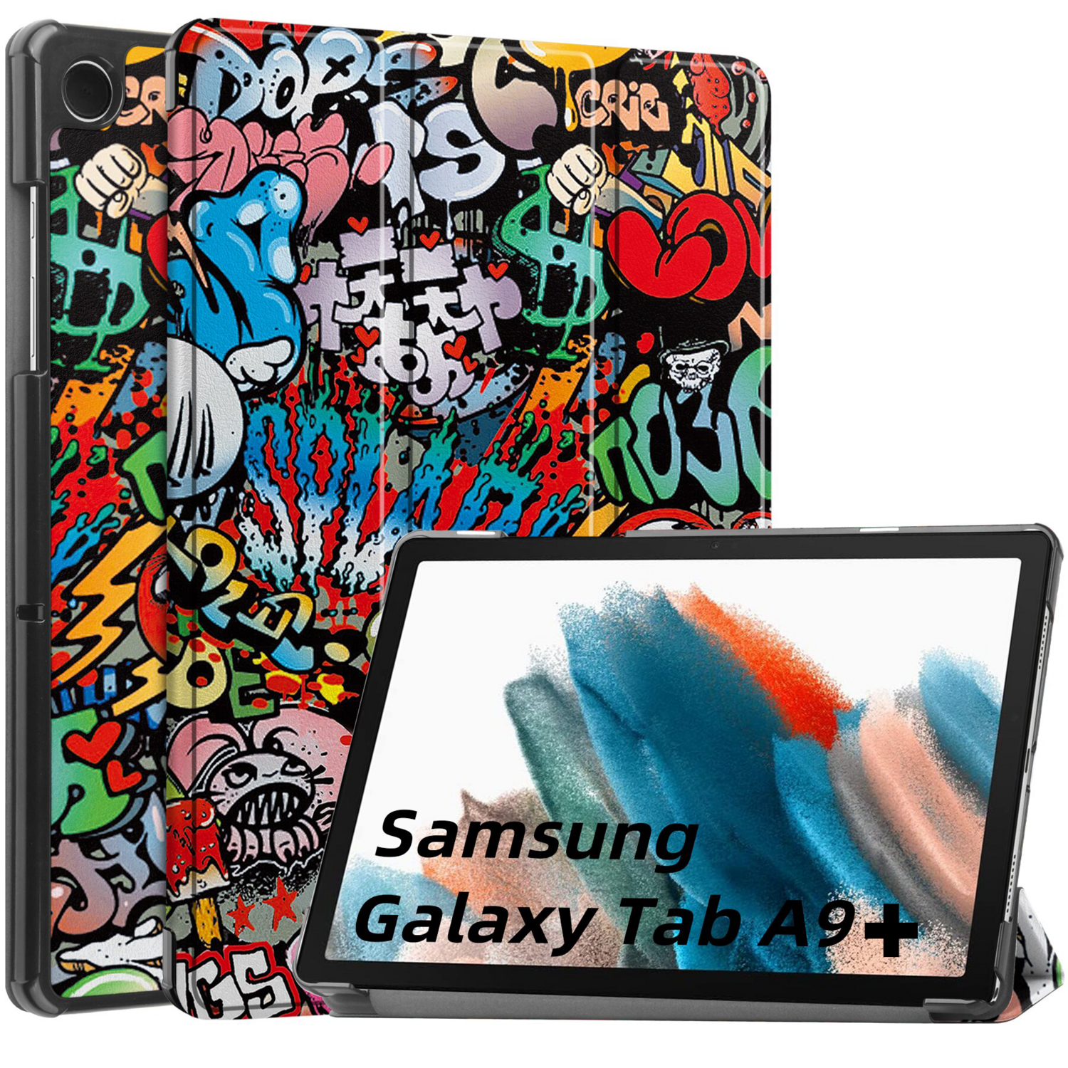 Чохол-книжка BeCover Smart Case Samsung Galaxy Tab A9 Plus 11.0&quot; Graffiti (710314)фото