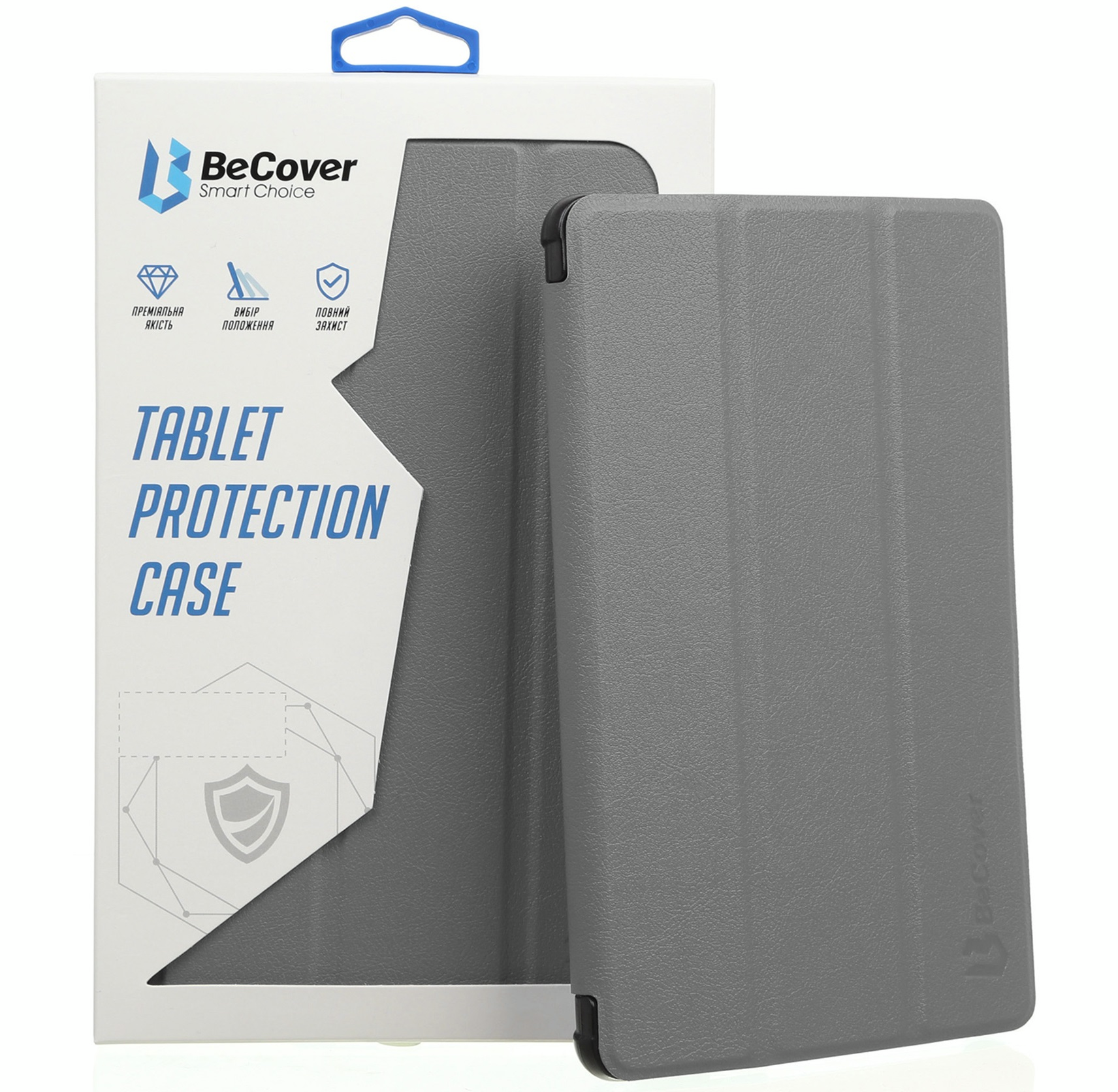 Чохол-книжка BeCover Smart Case Samsung Galaxy Tab S6 Lite 10.4 Gray (705215)фото1
