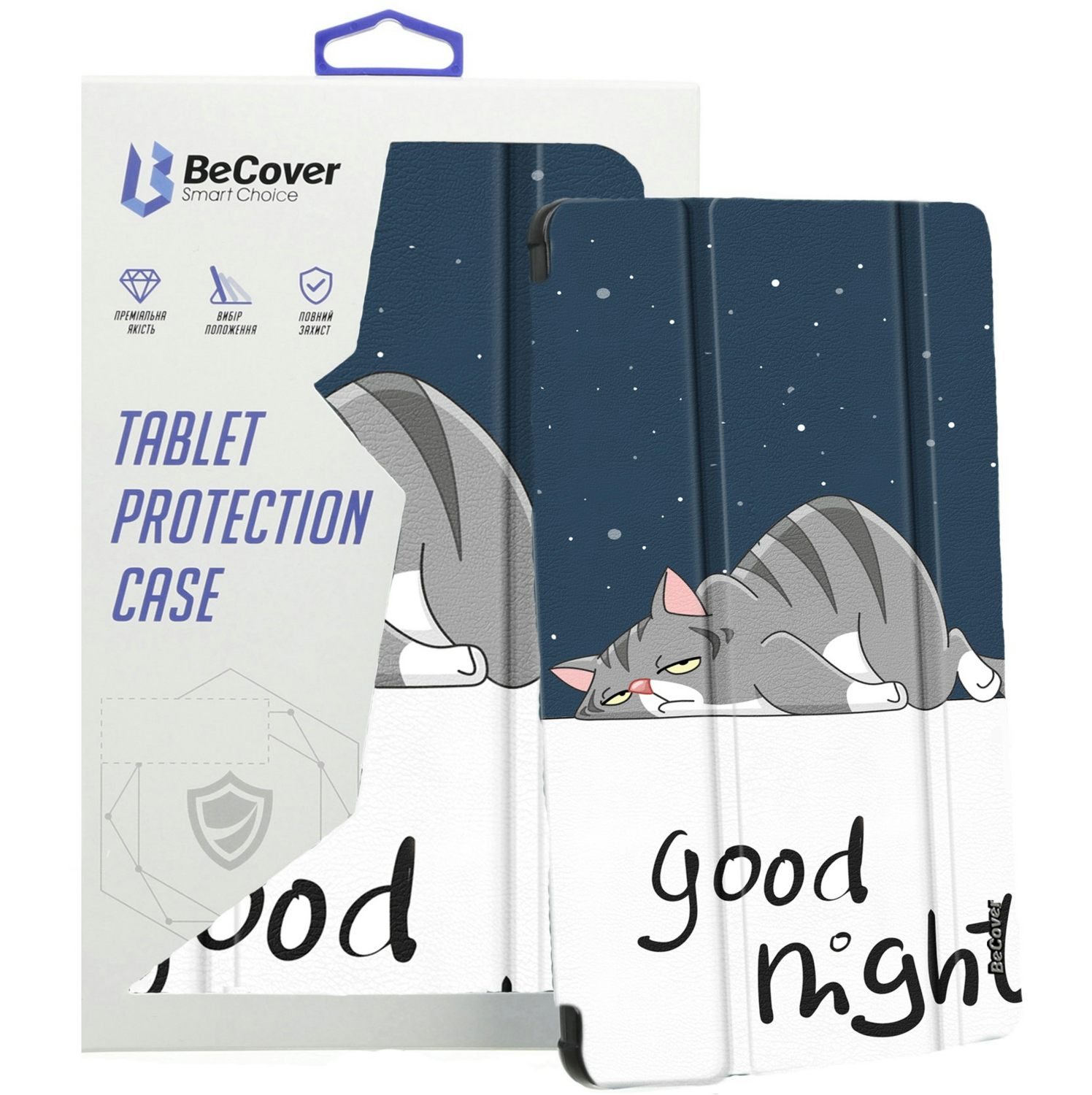 Чохол-книжка BeCover Smart Case Samsung Galaxy Tab S6 Lite 10.4 Good Night (708327)фото