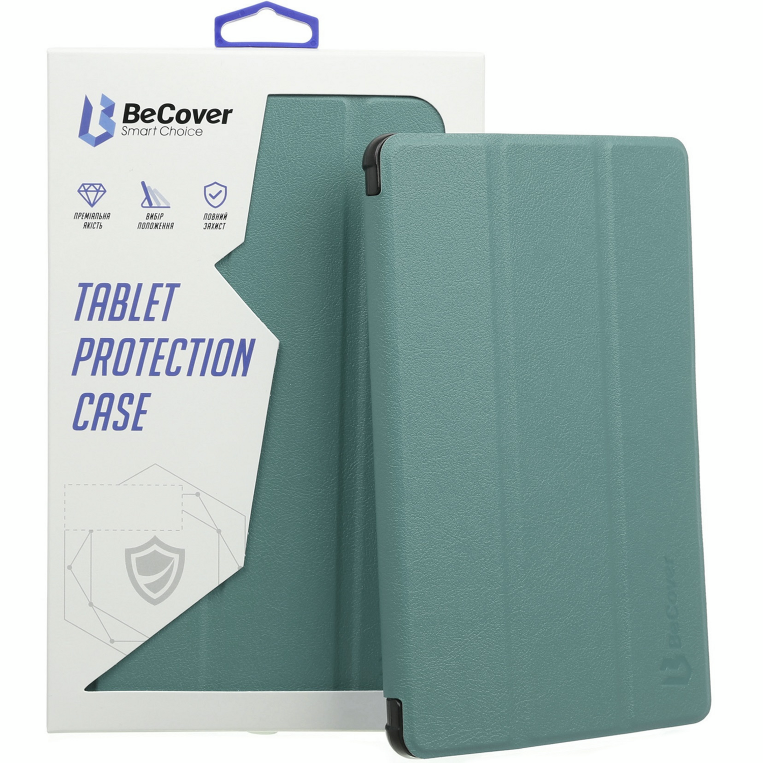 Чехол-книжка BeCover Smart Case для Samsung Galaxy Tab S7/S8 Dark Green (705222) фото 