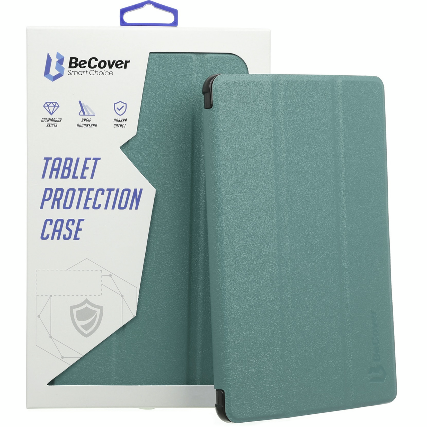 Чехол-книжка BeCover Smart Case для Samsung Galaxy Tab S7 Plus (SM-T975) Dark Green (705227) фото 1
