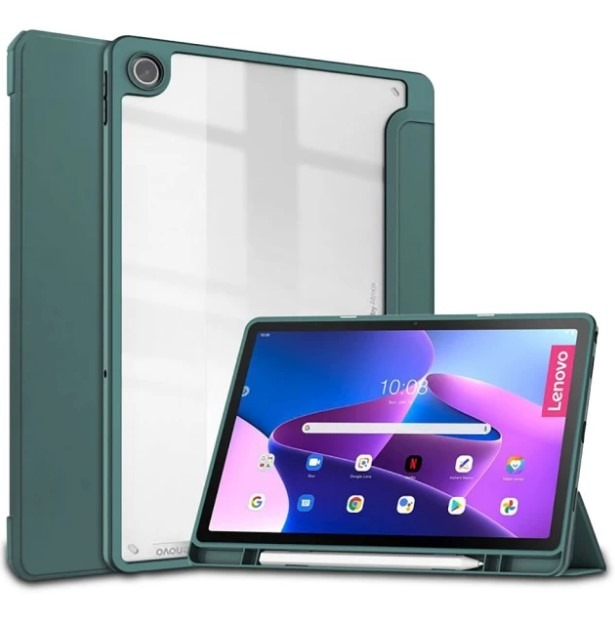 Чехол-книжка BeCover Soft Edge для Lenovo Tab M10 Plus 3rd Gen/K10 Pro 10.61" Dark Green (708368) фото 1