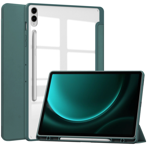 

Чехол-книжка BeCover Soft Edge для Samsung Galaxy Tab S9 Plus/S9 FE Plus 12.4" Dark Green (710406)